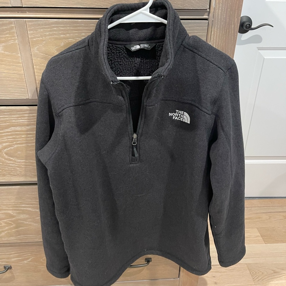 NORTH FACE - Mens Gordon Lyons Quarter Zip - Black Medium